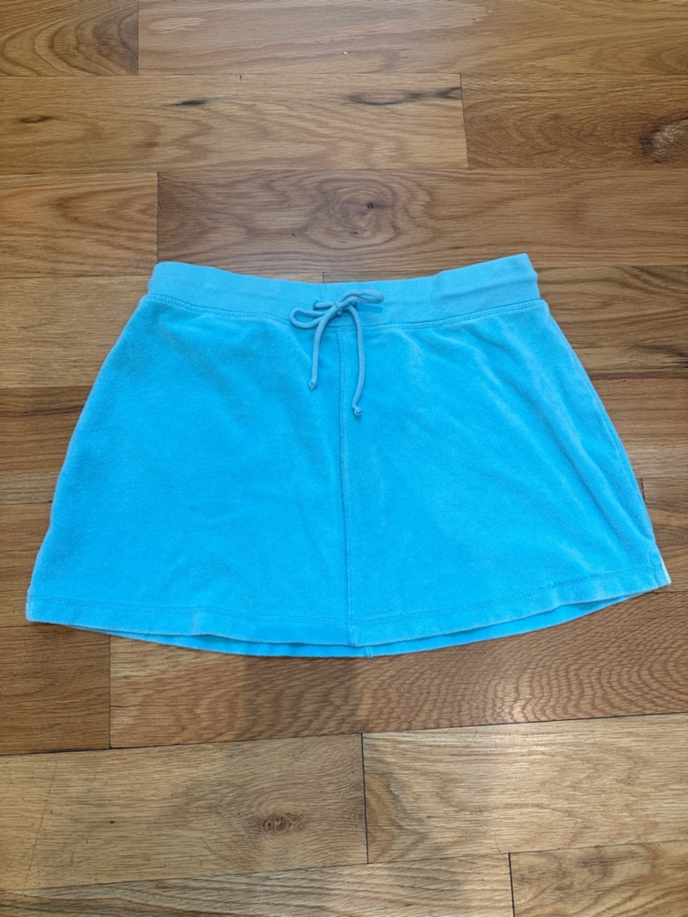 Blue Terrycloth Drawstring Skirt by Lily Pulitzer